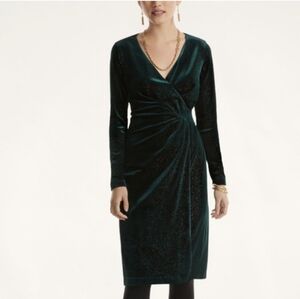 Brooks Brothers liquid Velvet dress